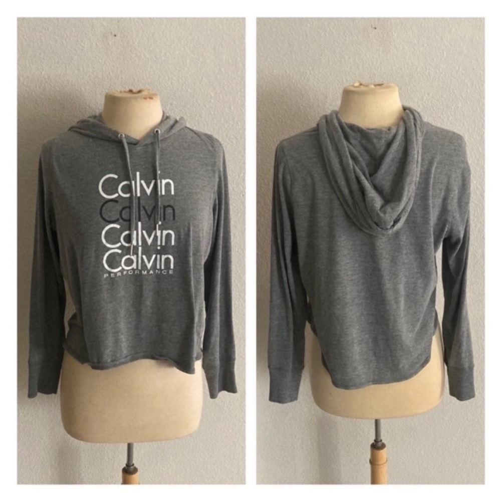 Calvin Klein lightweight cropped hoodie